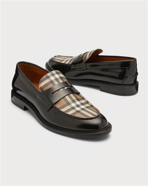 burberry loafers men's|Altro.